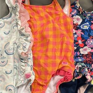 Colorful Girls' Swimsuit Bundle